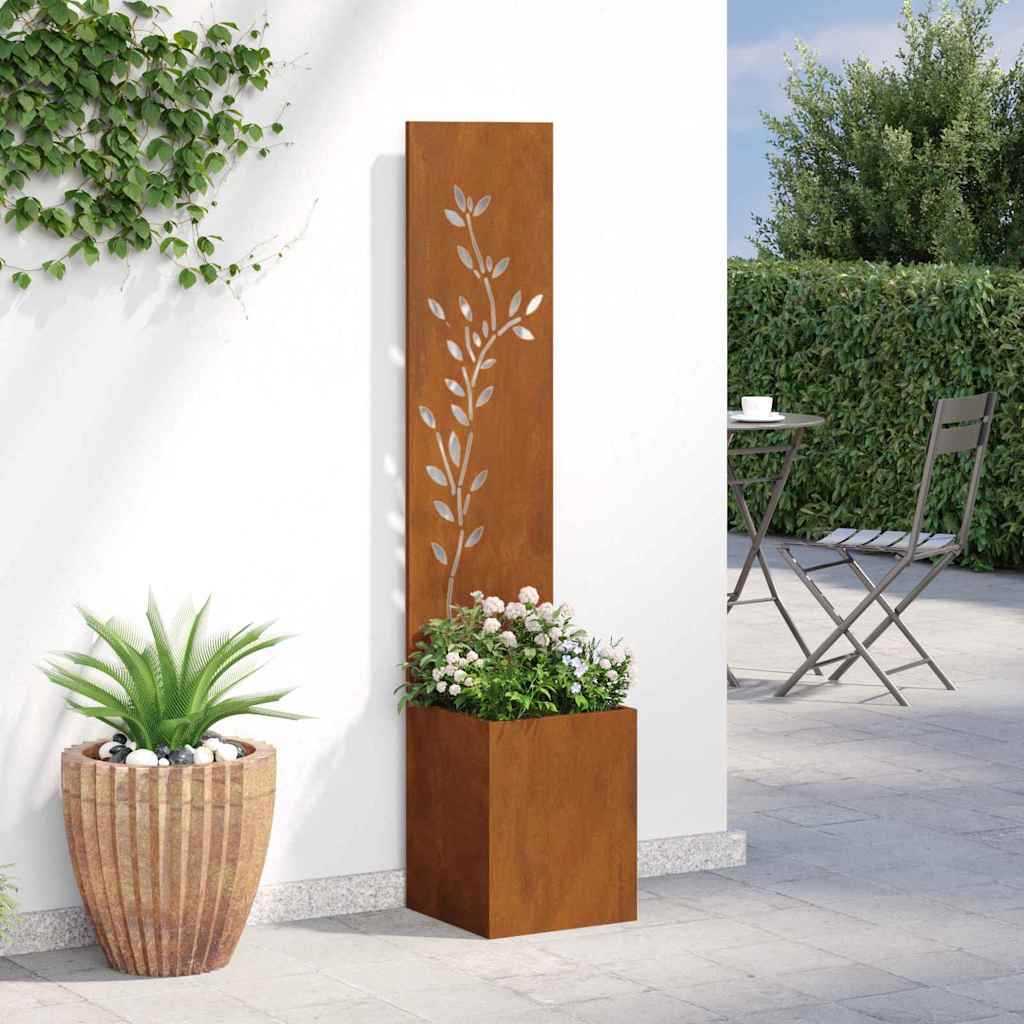 Ghiveci pentru gradina Floral Ruginit 32 x 140 cm — imaginea 4