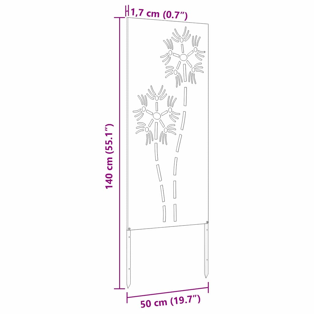 Ghiveci pentru gradina Olivengrønn 50 x 140 cm — imaginea 9