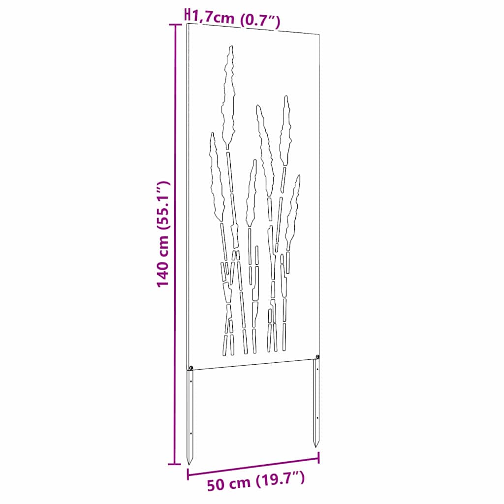 Ghiveci pentru gradina Floral Argintiu 50 x 140 cm — imaginea 10