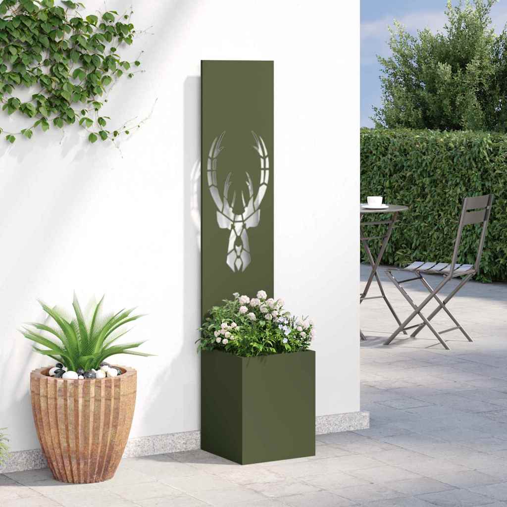 Ghiveci pentru gradina Olivengrønn 32 x 140 cm — imaginea 5