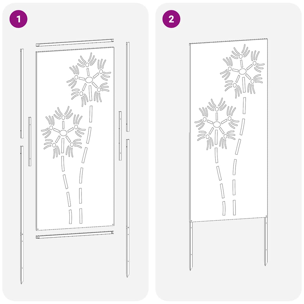 Ghiveci pentru gradina Traforaj Alb 50 x 140 cm — imaginea 9
