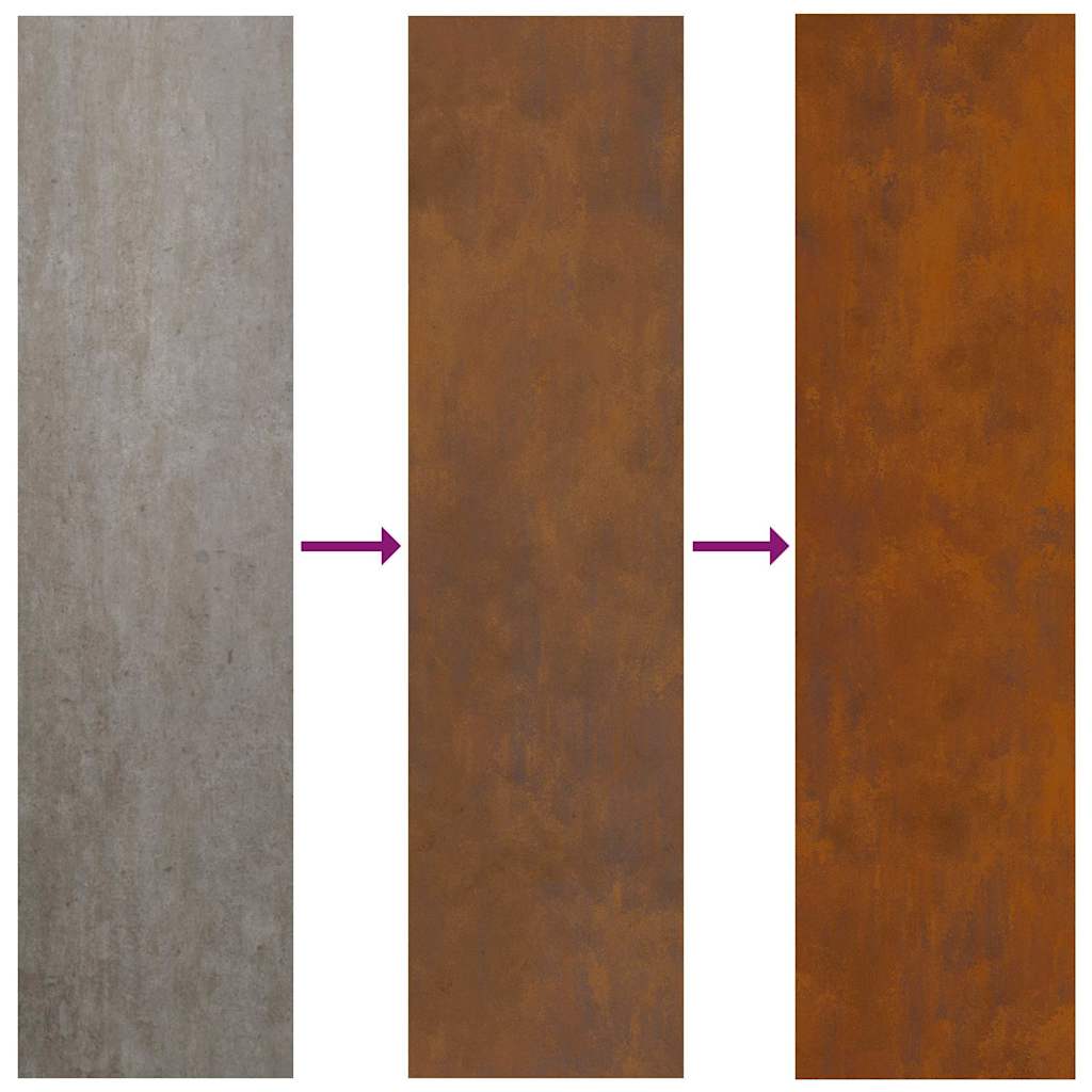 Ghiveci pentru gradina Floral Ruginit 32 x 140 cm — imaginea 10