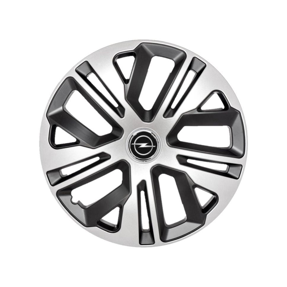 Set 4 Capace Roti 16 Inchi (R16) Raven Gri-Negru, Compatibile Cu Opel