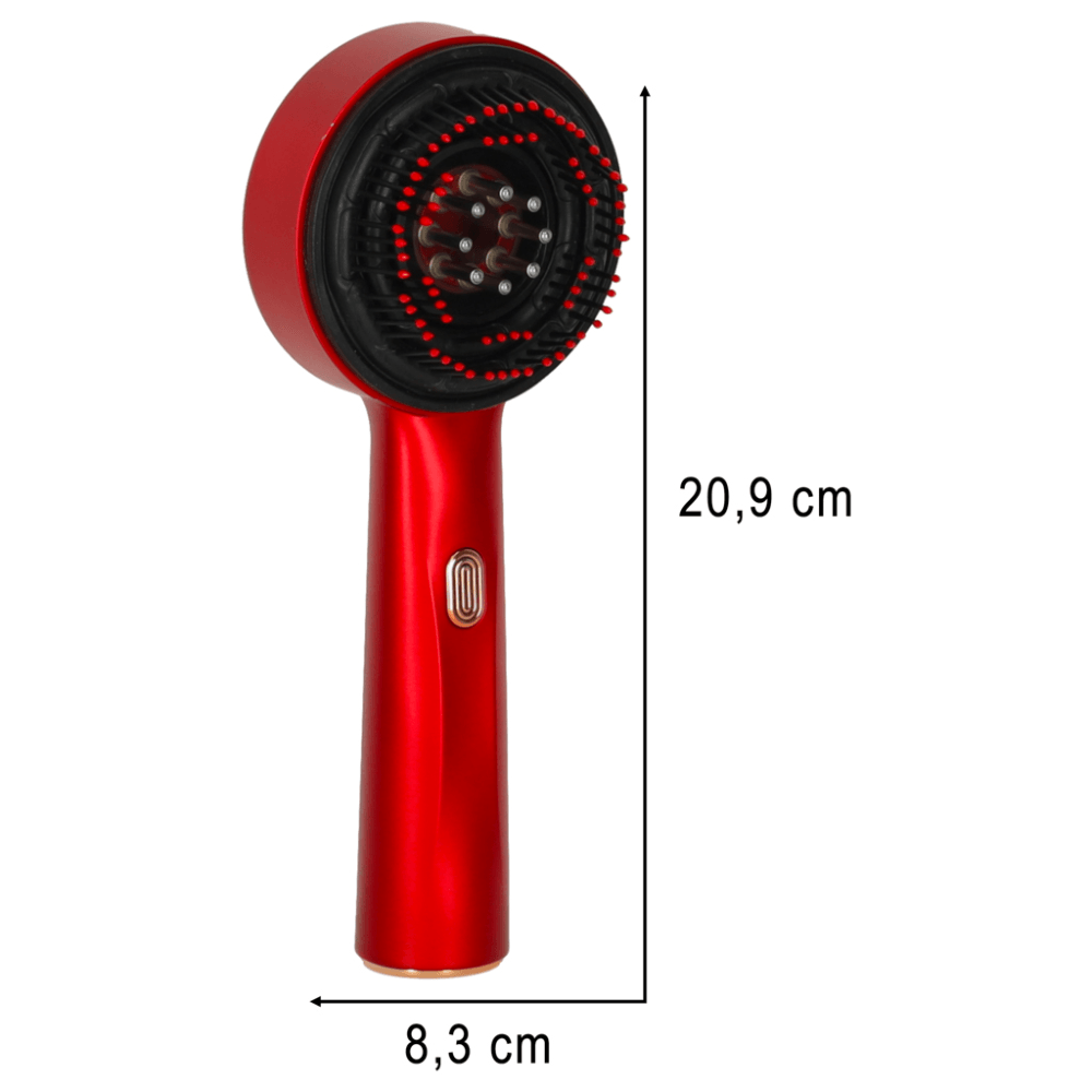 Perie Electrica Masaj Scalp, 3 Moduri, Terapie LED Infrarosu, Reduce Caderea Parului, Stimuleaza Cresterea
