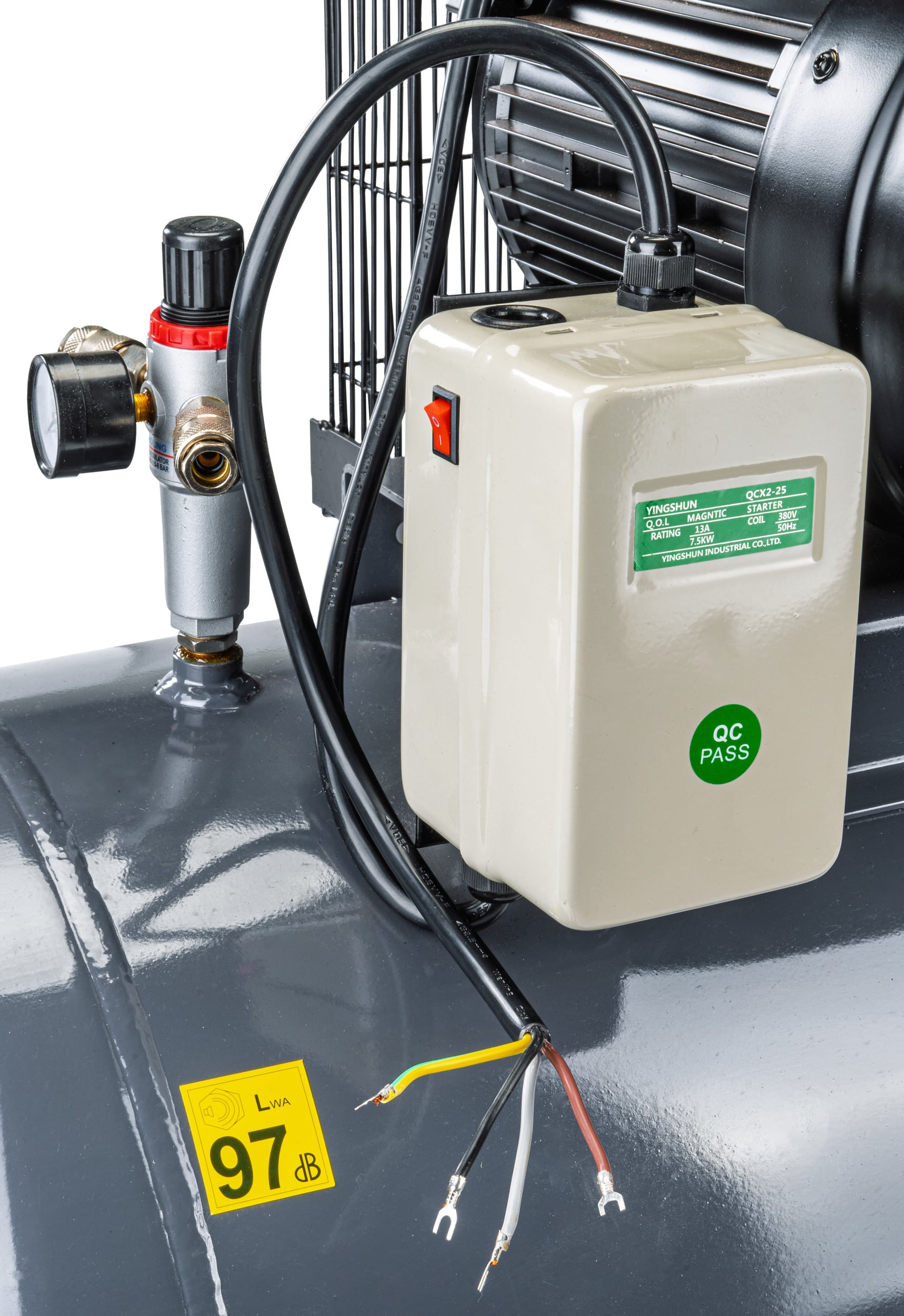 Compresor aer de 300l, PM-KO-300T-400V 10CP 1200L/min 300L 8 bar – Profesional si puternic