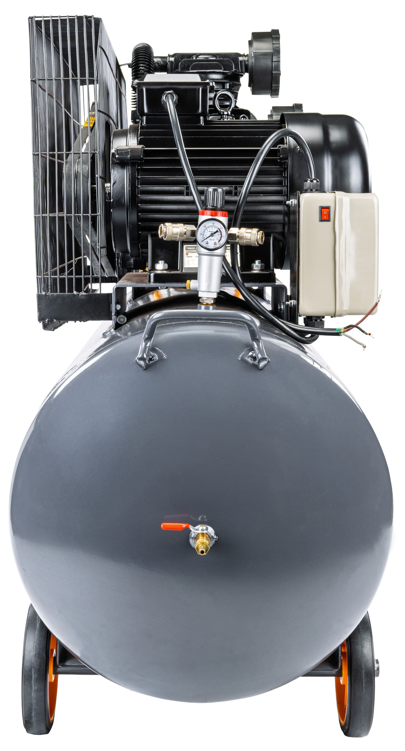 Compresor aer de 300l, PM-KO-300T-400V 10CP 1200L/min 300L 8 bar – Profesional si puternic — imaginea 6