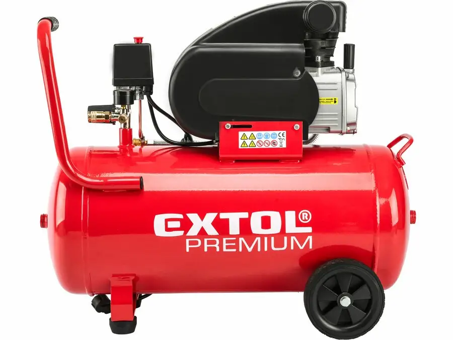 Compresor aer, EXTOL PREMIUM, 8895315, 1800 W, 50 L — imaginea 3