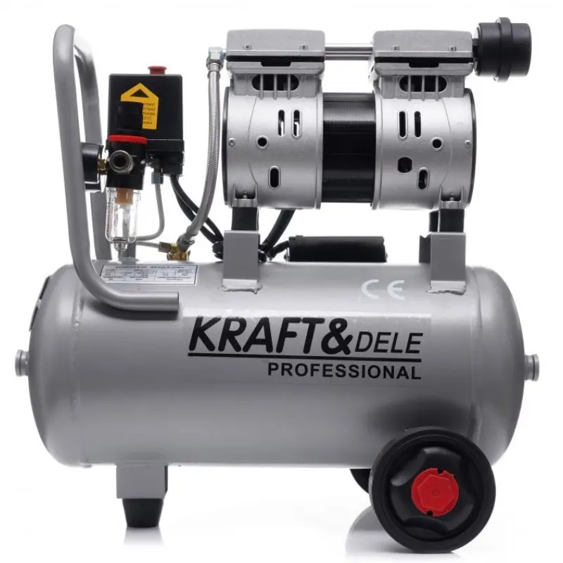 Compresor silentios fara ulei, Kraft&Dele KD1395, 1200W, 24L — imaginea 4