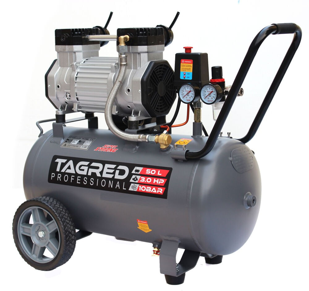 Compresor aer 100l, Seria Pro-Line, 4 pistoane, 8 bari, 5,4 cp, 285l/min, TA3387 — imaginea 4