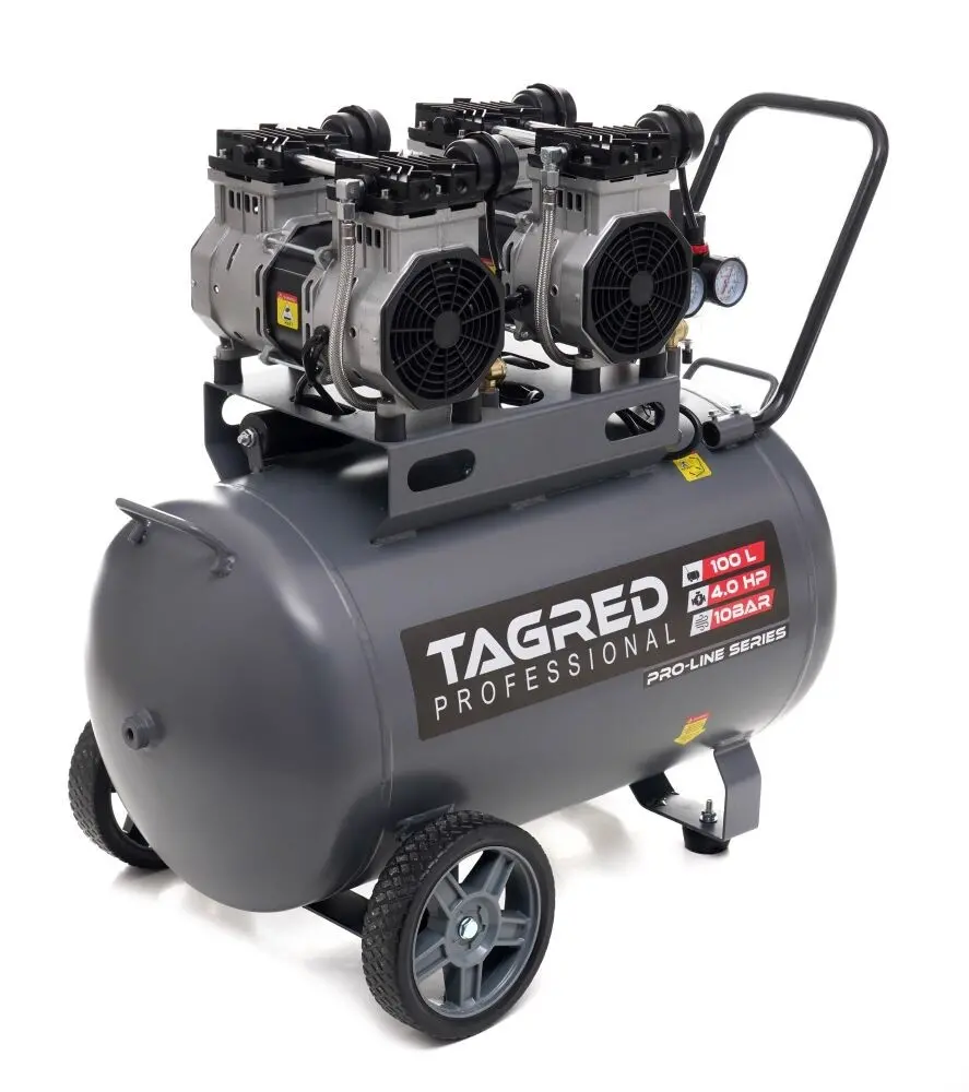 Compresor aer 100l, Seria Pro-Line, 4 pistoane, 8 bari, 5,4 cp, 285l/min, TA3387 — imaginea 14
