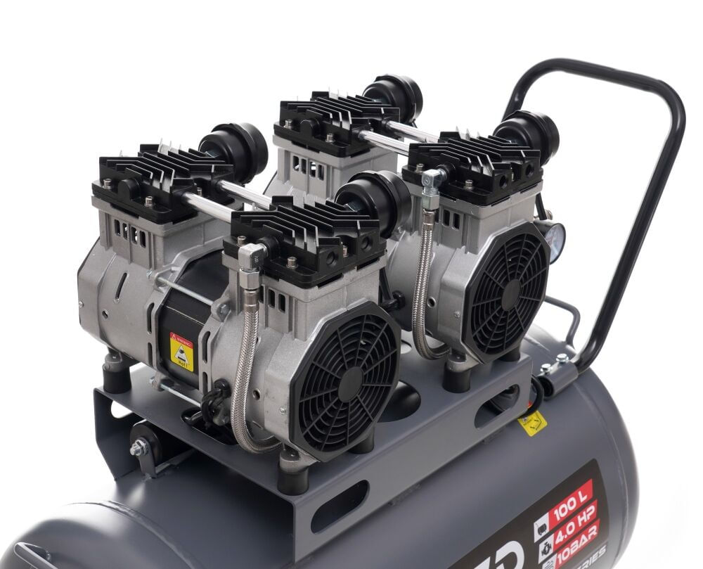 Compresor aer 100l, Seria Pro-Line, 4 pistoane, 8 bari, 5,4 cp, 285l/min, TA3387 — imaginea 16