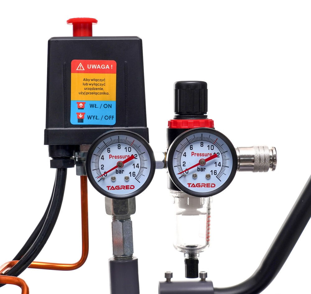 Compresor aer cu ulei, Tagred, 100l, 10bari, 3.5Kw, Ta367 — imaginea 2