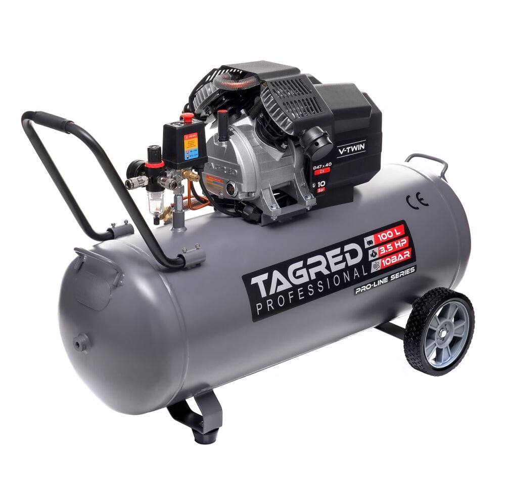 Compresor aer cu ulei, Tagred, 100l, 10bari, 3.5Kw, Ta367 — imaginea 15
