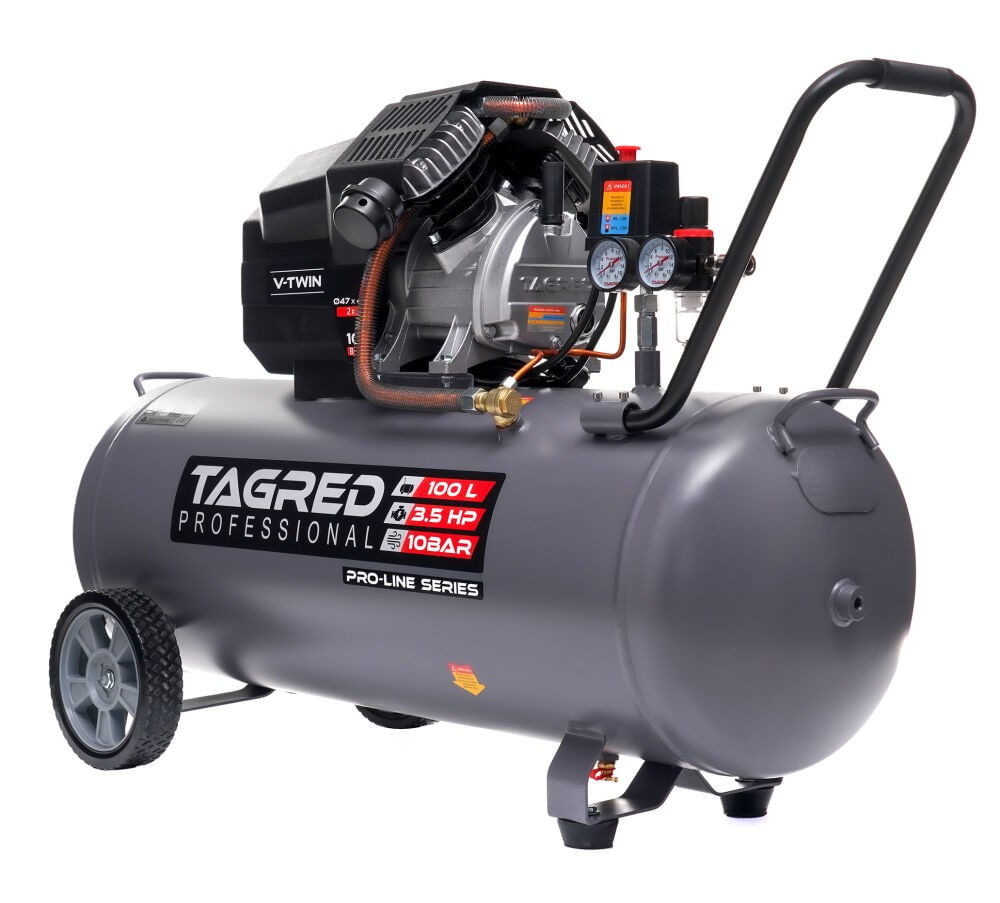 Compresor aer cu ulei, Tagred, 100l, 10bari, 3.5Kw, Ta367 — imaginea 16