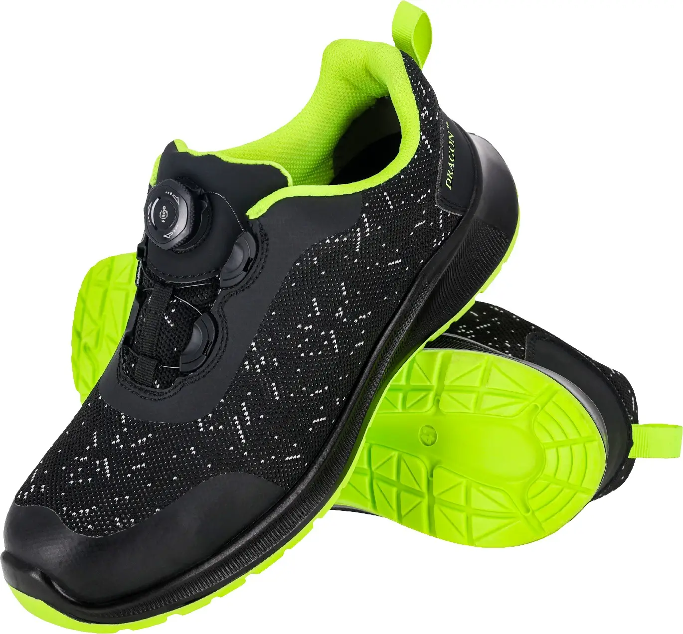 Pantofi de lucru Safe Matrix, S1PS FO SR, compozit, antiderapanti Verde — imaginea 3