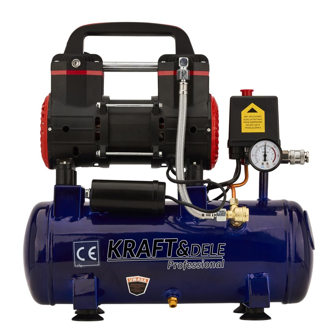 Compresor fara ulei 9L 1200W 155L/MIN, Kraft&Dele, KD2127 — imaginea 3