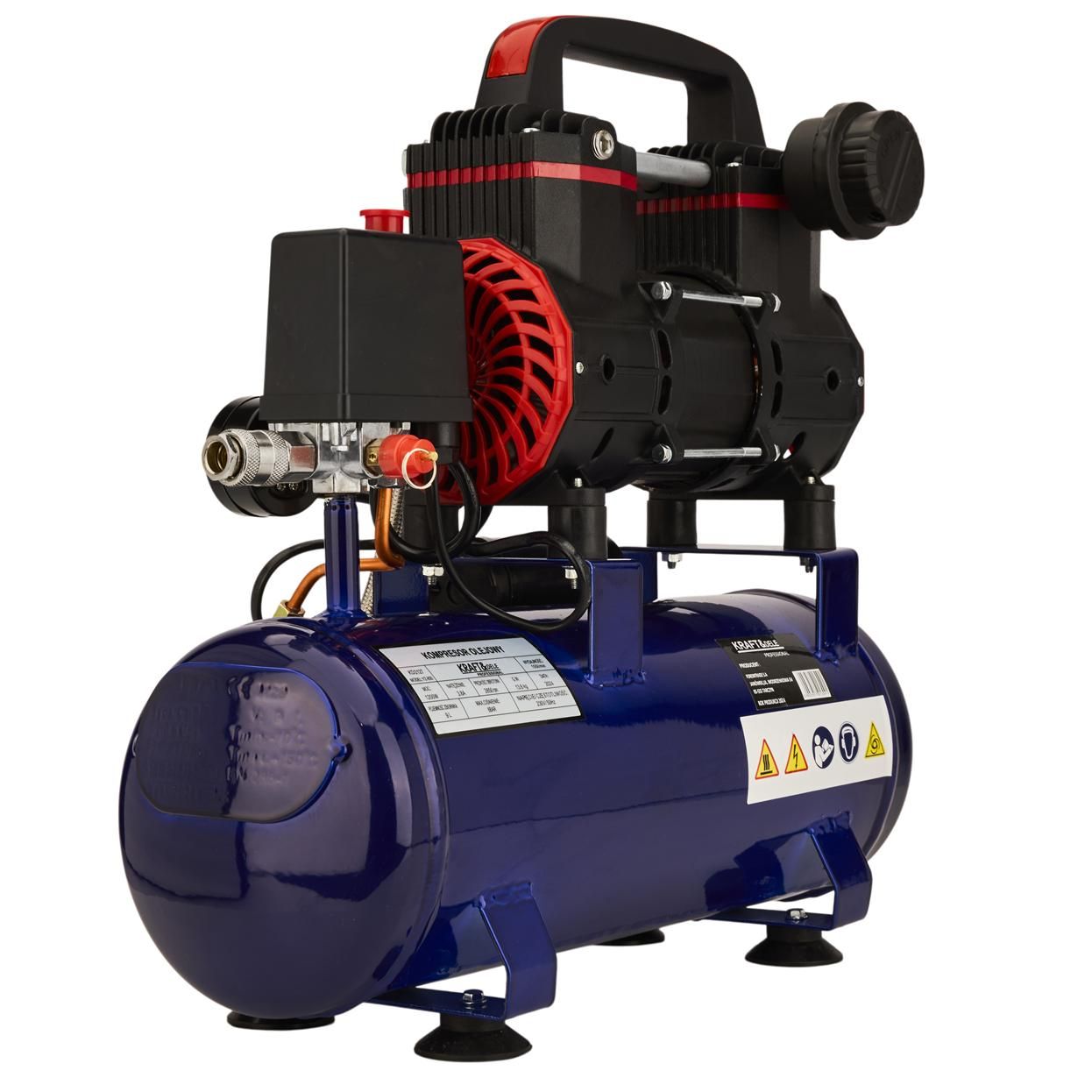 Compresor fara ulei 9L 1200W 155L/MIN, Kraft&Dele, KD2127 — imaginea 6