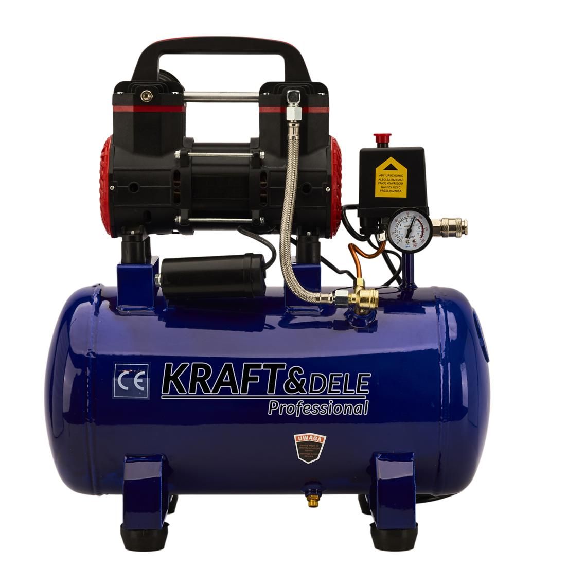 Compresor fara ulei 24L 1390W 220L/MIN, Kraft&Dele, KD2128