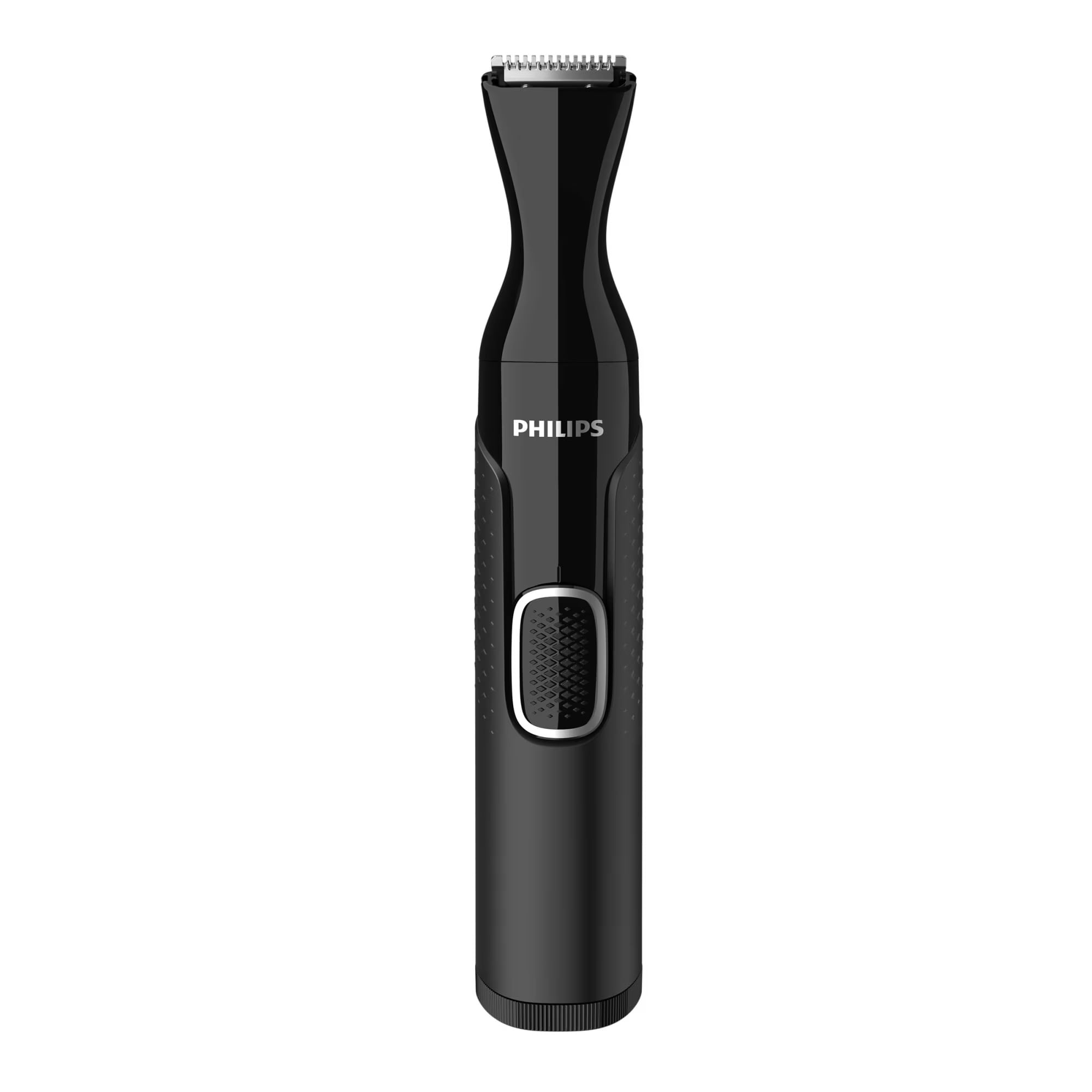 Trimmer pentru nas/urechi Philips NT5650/16, baterie, lavabil, utilizare umed si suscat, tehnologie Precision Trim, otel