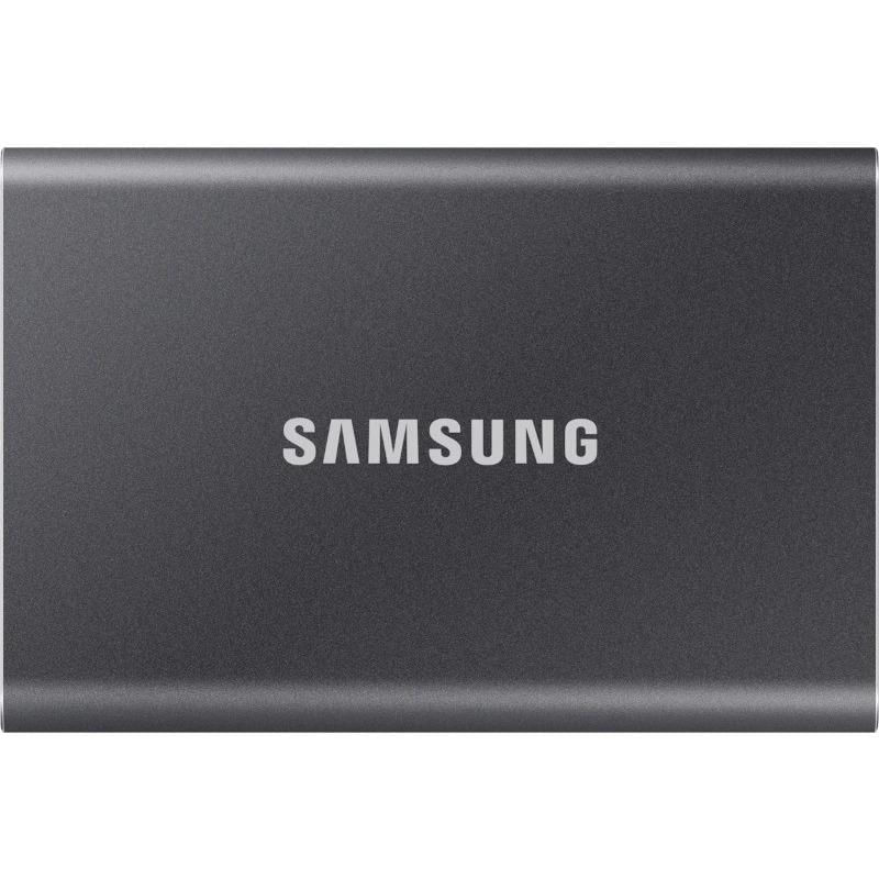 SSD extern Samsung T7 portabil, 2TB, USB 3.2, Titan Grey