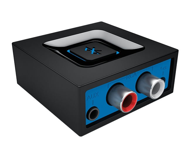 Adaptor audio bluetooth Logitech, 2 x RCA, Negru