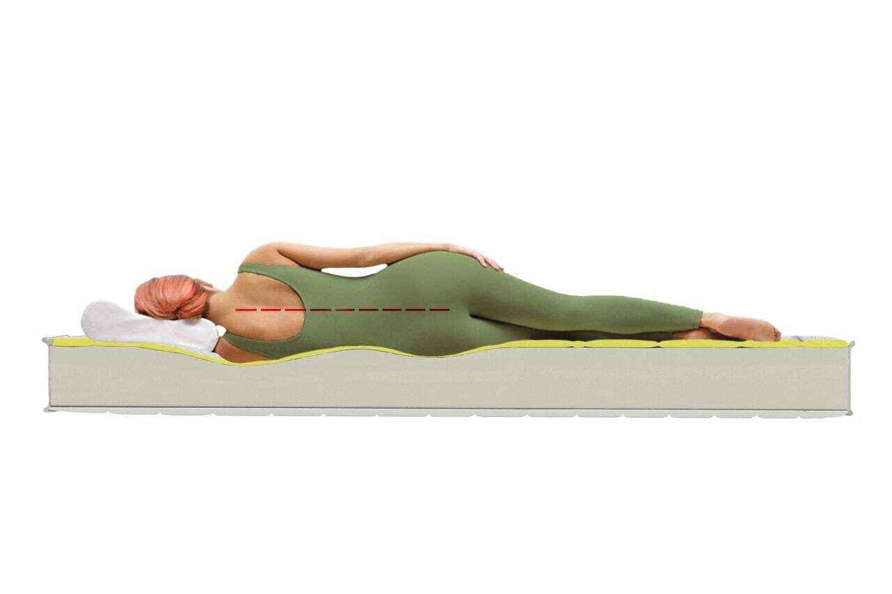Saltea Green Future Orange Memory (fresh memo), Ortopedica, Anatomica — imaginea 3