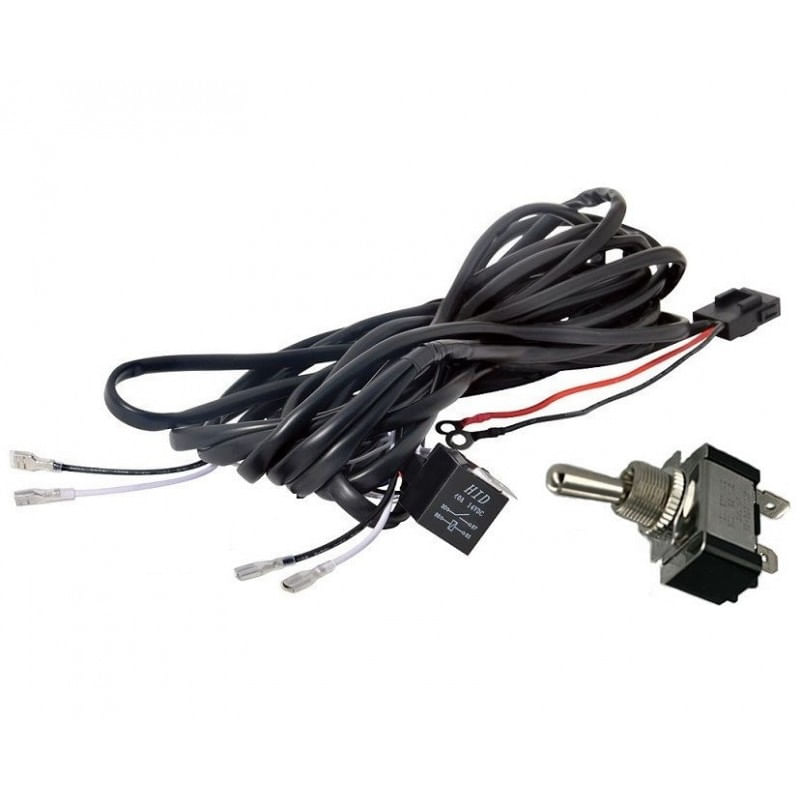 Cablaj cu buton “ROCKET” si releu pentru 2 proiectoare led/led bar pana la 240W