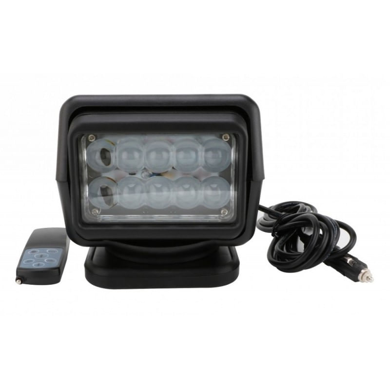 Proiector LED Rotativ cu Telecomanda Wireless 50W, 4000 lumeni, SPOT Beam, Negru - 1 | YEO
