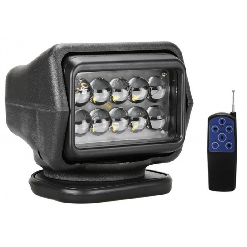 Proiector LED Rotativ cu Telecomanda Wireless 50W, 4000 lumeni, SPOT Beam, Negru