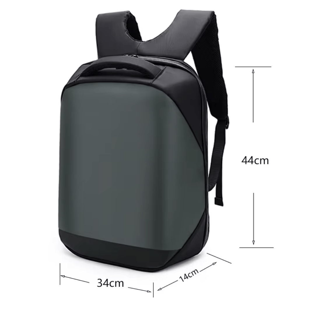 Ghiozdan cu Display LED N2L Store®, 25L, Aplicatie iOS/Android, Bluetooth, GIF/Imagini, Laptop 15.6", Impermeabil, Negru
