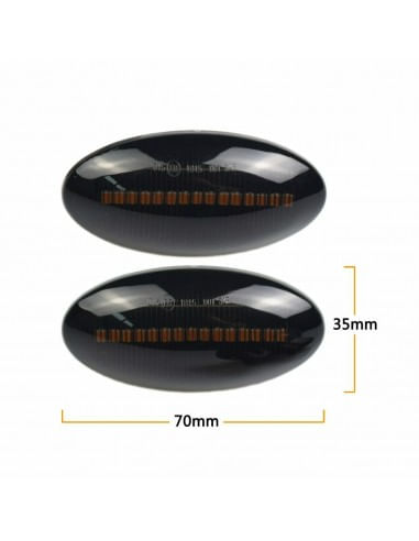Set 2 Semnalizari Aripa LED Dinamice Secventiale Fiat Sedici - imagine 7