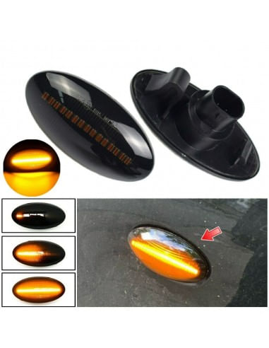 Set 2 Semnalizari Aripa LED Dinamice Secventiale Fiat Sedici