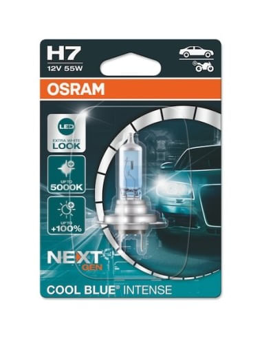 Bec H7 Cool Blue Intense Osram NextGen 12V 55W