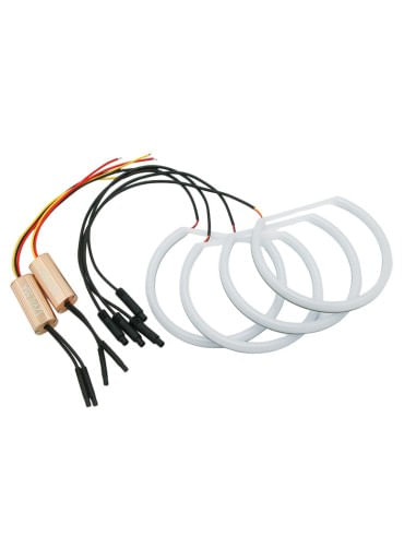 Kit Angel Eyes LED COTTON cu Semnalizare pentru BMW E36, 4x131mm