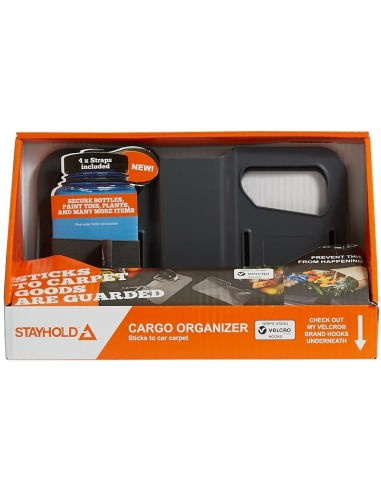 Set Organizator portbagaj pentru fixare bagaje 2buc si 4 curele Stayhold Gri - imagine 4