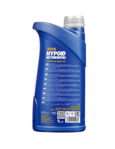 Ulei pentru transmisie MANNOL HYPOID GETRIEBEOEL 80W-90- 1L - imagine 2