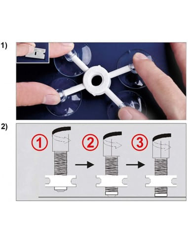 Kit reparatii parbrize lovite QUIXX Windshield Repair Kit - 4 | YEO