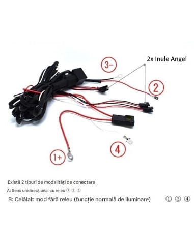 Kit Angel Eyes LED COTTON BMW E90 NFL 2x100mm + 2x120mm pentru inlocuirea inelelor originale - 2 | YEO