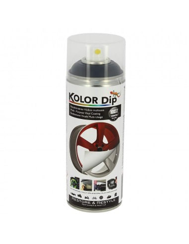 Spray Vopsea Cauciucata Negru Mat Kolor Dip 400ml Negru