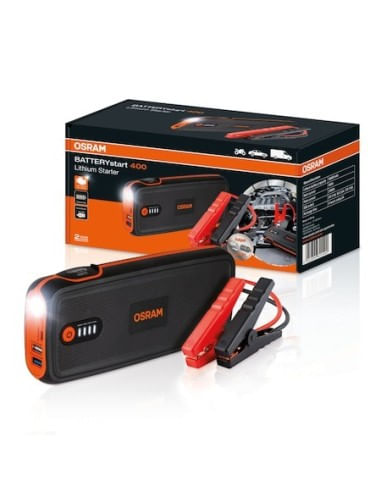 Acumulator extern / jump starter Osram BATTERYstart 400 , 16800 mAh ,LiCoO2 , timp incarcare 4H, mufa Micro-USB