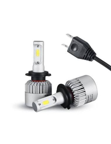 Set 2 leduri H7 Canbus, 4300K, putere 72W, luminozitate 8000 Lm, 12V - 24V