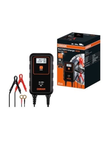 Redresor auto Osram BATTERYcharge 906 , 6A , 6V/12V , compatibil sistem Start/Stop