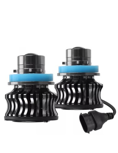 Set 2 leduri H8, H11, Canbus, efect laser, 6500k, 30W, 8000 Lm, 12V-24V
