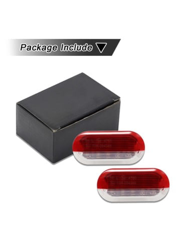 Set 2 Lampi Led Portiere VW Golf, Beetle, Bora, Jetta, Polo, Sharan, Touran, Skoda Octavia, Seat Leon, Toledo, Alhambra - imagine 4