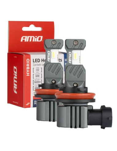 Set 2 leduri auto H8, H9, H11, H16, Canbus, 60W, 5600 Lm, 12V