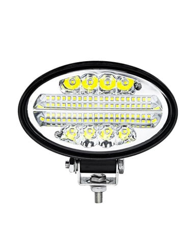 Proiector LED Auto Offroad Oval 24W/12V-24V, 1800 Lumeni, Combo Beam