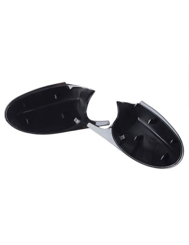 Set capace oglinzi Batman Style pentru Bmw Seria 3 E90, E91, E92, E93, Seria 1 E81, E82, E87, E88 negru lucios - 3 | YEO