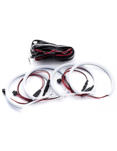 Kit Angel Eyes LED COTTON pentru BMW X1 E84 - 2x106mm, 2x120mm