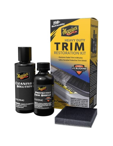 Set Restaurare Plastic Exterior Meguiar's Heavy Duty Trim Restoration Kit