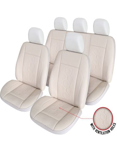 Set Huse Scaun Exclusive Leather King Bej, Umbrella